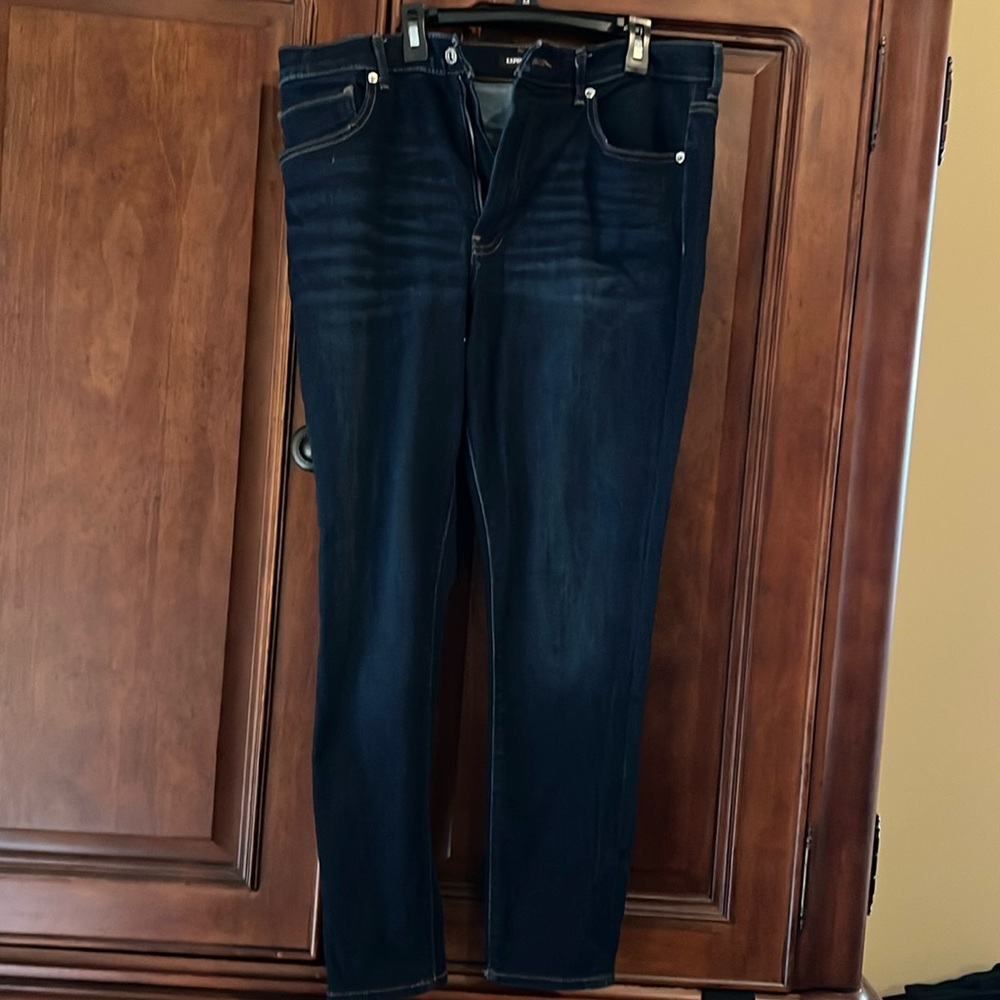 Express skinny high-rise jeans